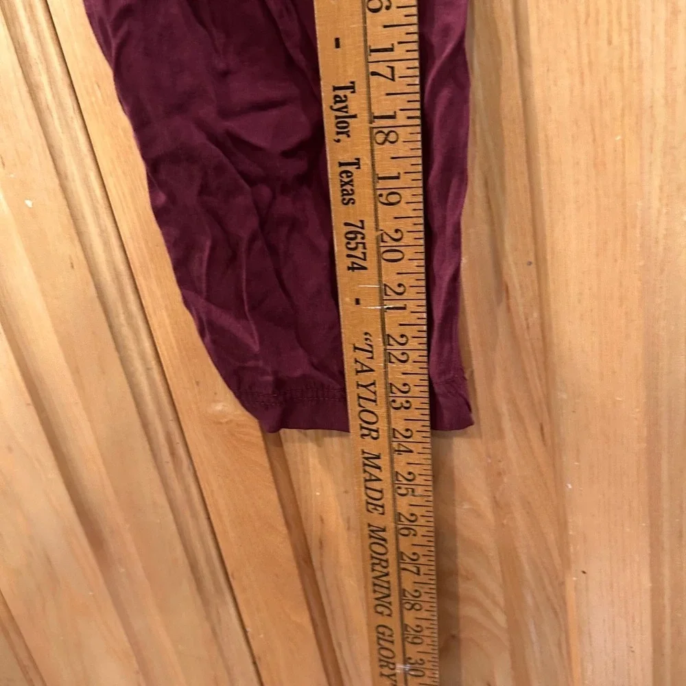 Urban Outfitters XS Burgundy Jumpsuit Cross Back Sleeveless Casual - Picture 6 of 7